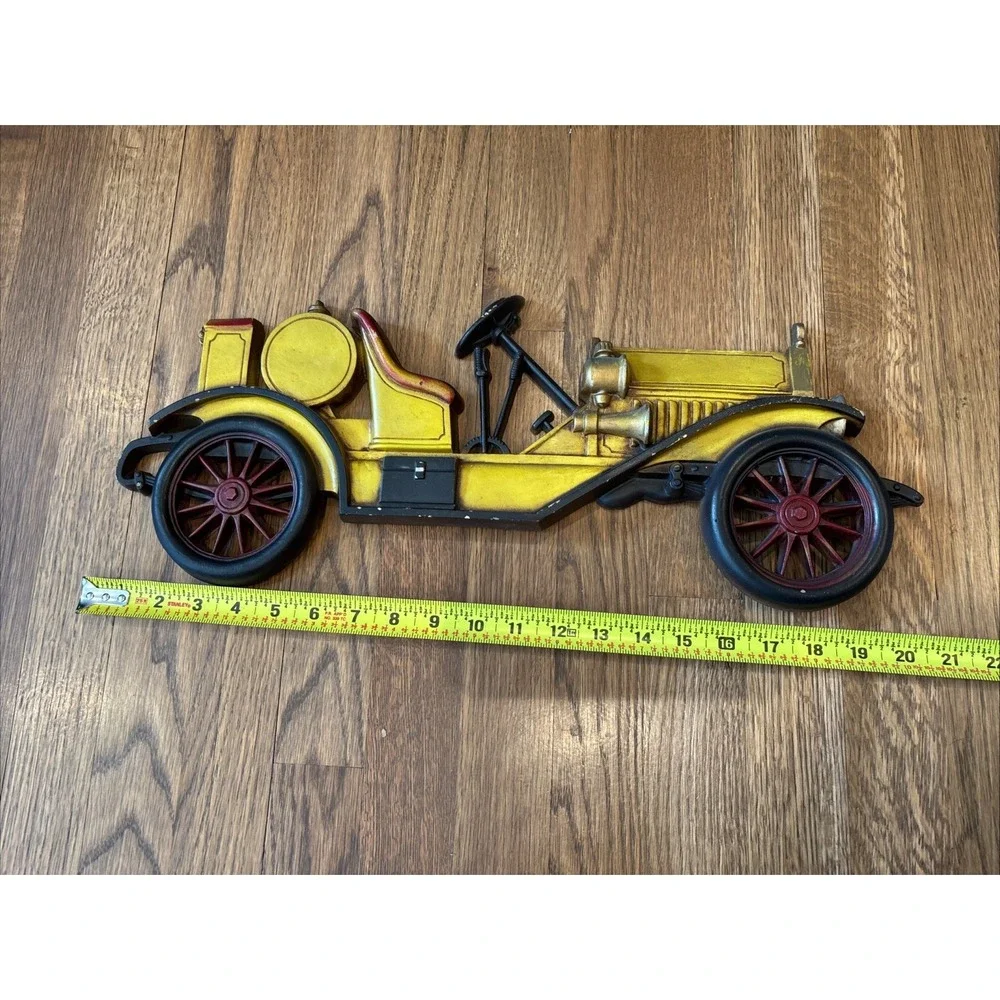 Antique Car Decor Set of 3 Vintage Sexton USA Cast Metal Plaques Wall Hangers